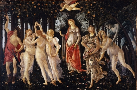 A Primavera  é um quadro de Sandro Botticelli que utiliza a técnica de têmpera sobre madeira. Pintado cerca de 1482, mede 205 cm x 314 cm.